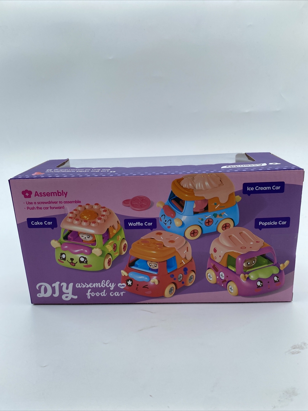DIY Assembly Food Car (waffle Car) With Screw Driver