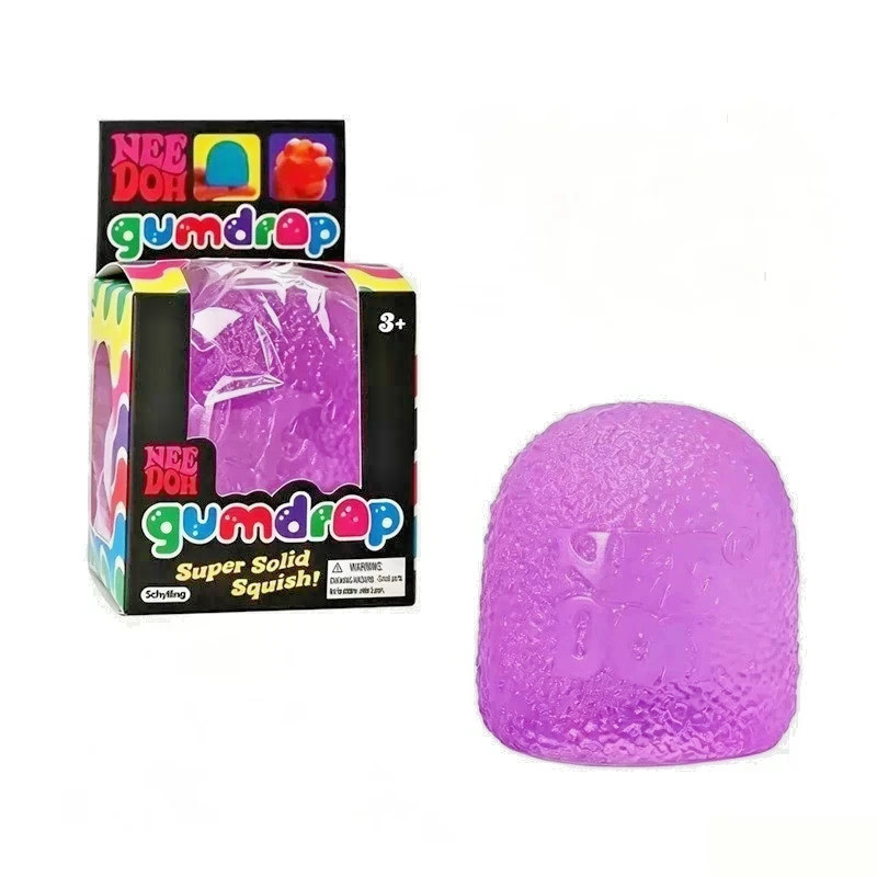 Authentic Nee Doh Gumdrop Super Solid Squish Needoh Gum Drop RARE