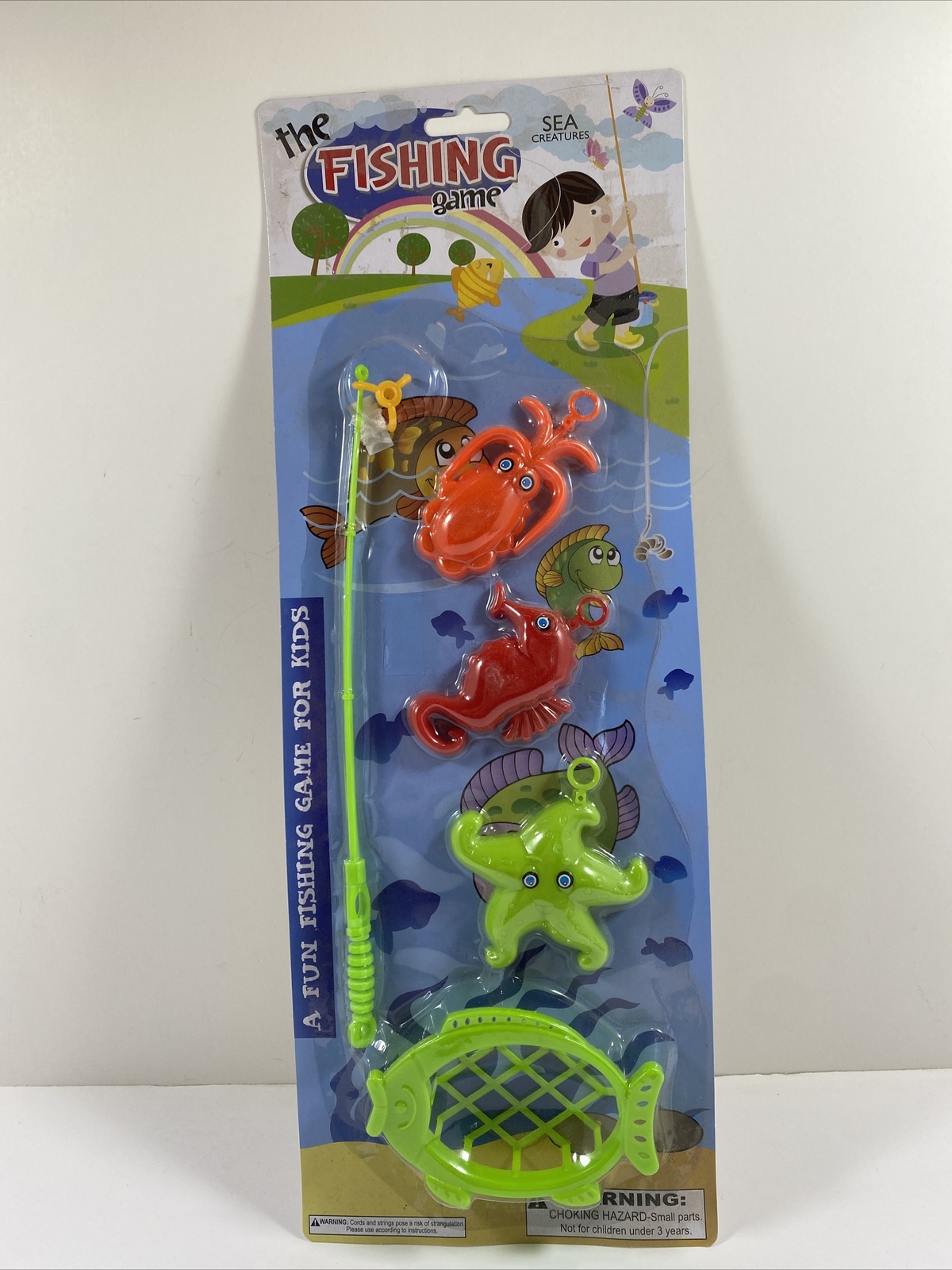 Fishing Game Toy Play Set Colors May Vary