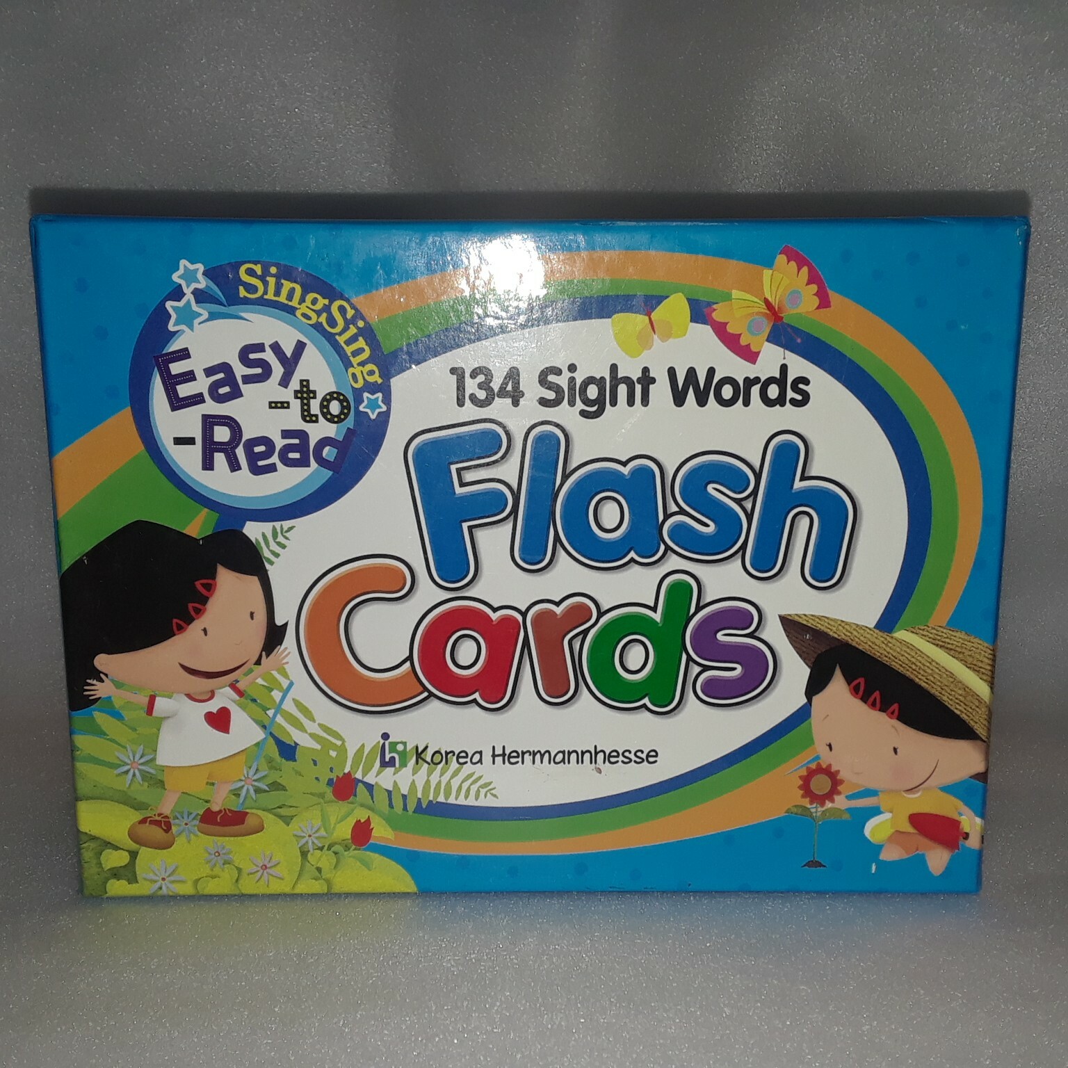 KOREA HERMANNHESSE FLASH CARDS 134 SIGHT WORDS SingSing easy-to-read