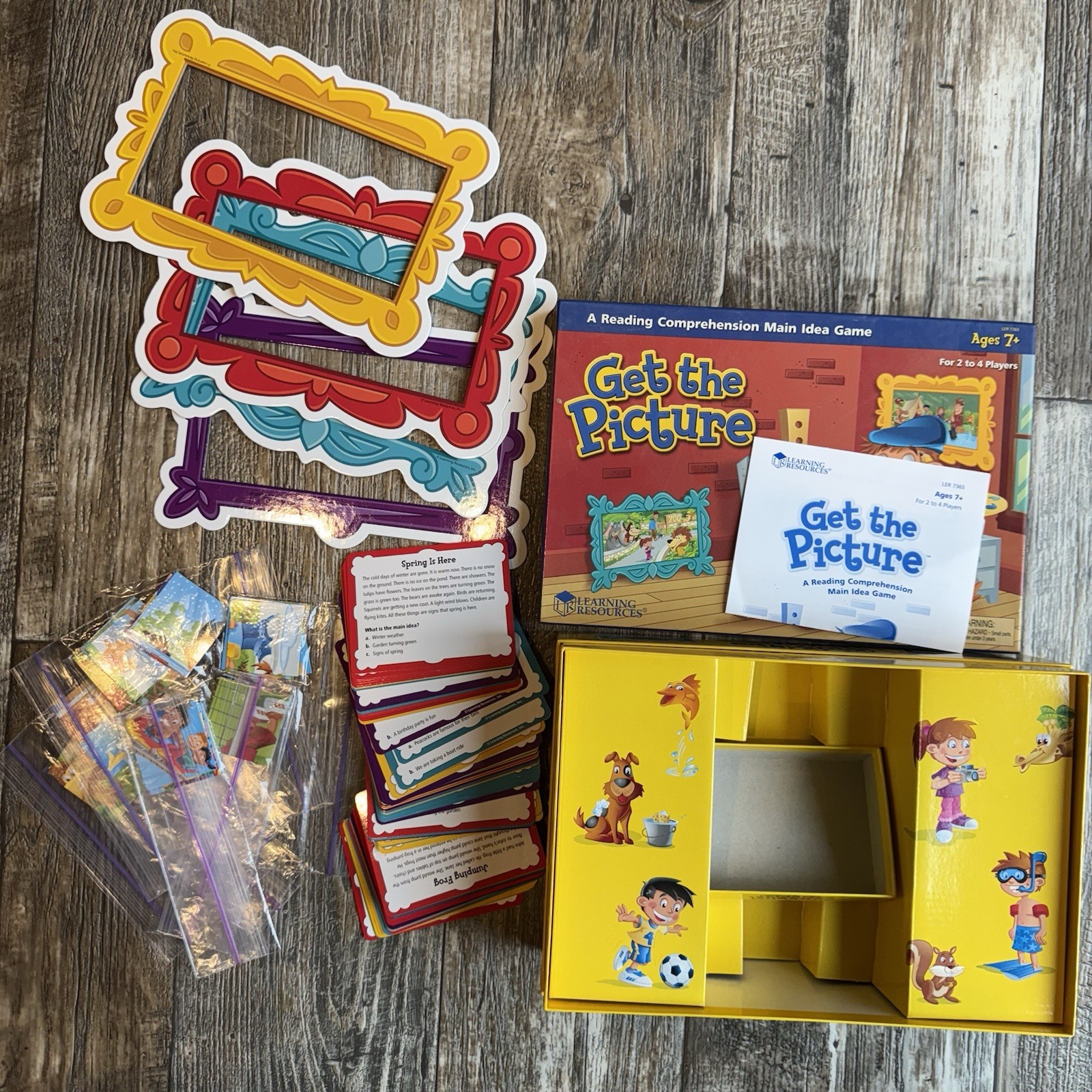 Learning Resources – Get The Picture – A Reading Comprehension Main Idea Game