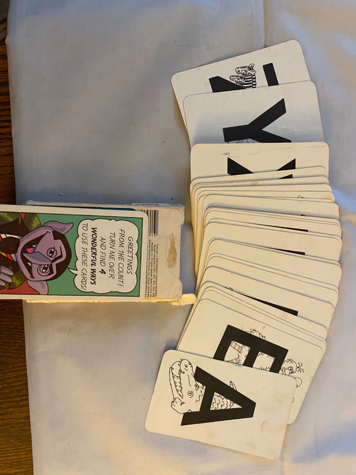 Vintage 1978 sesame street flashcards