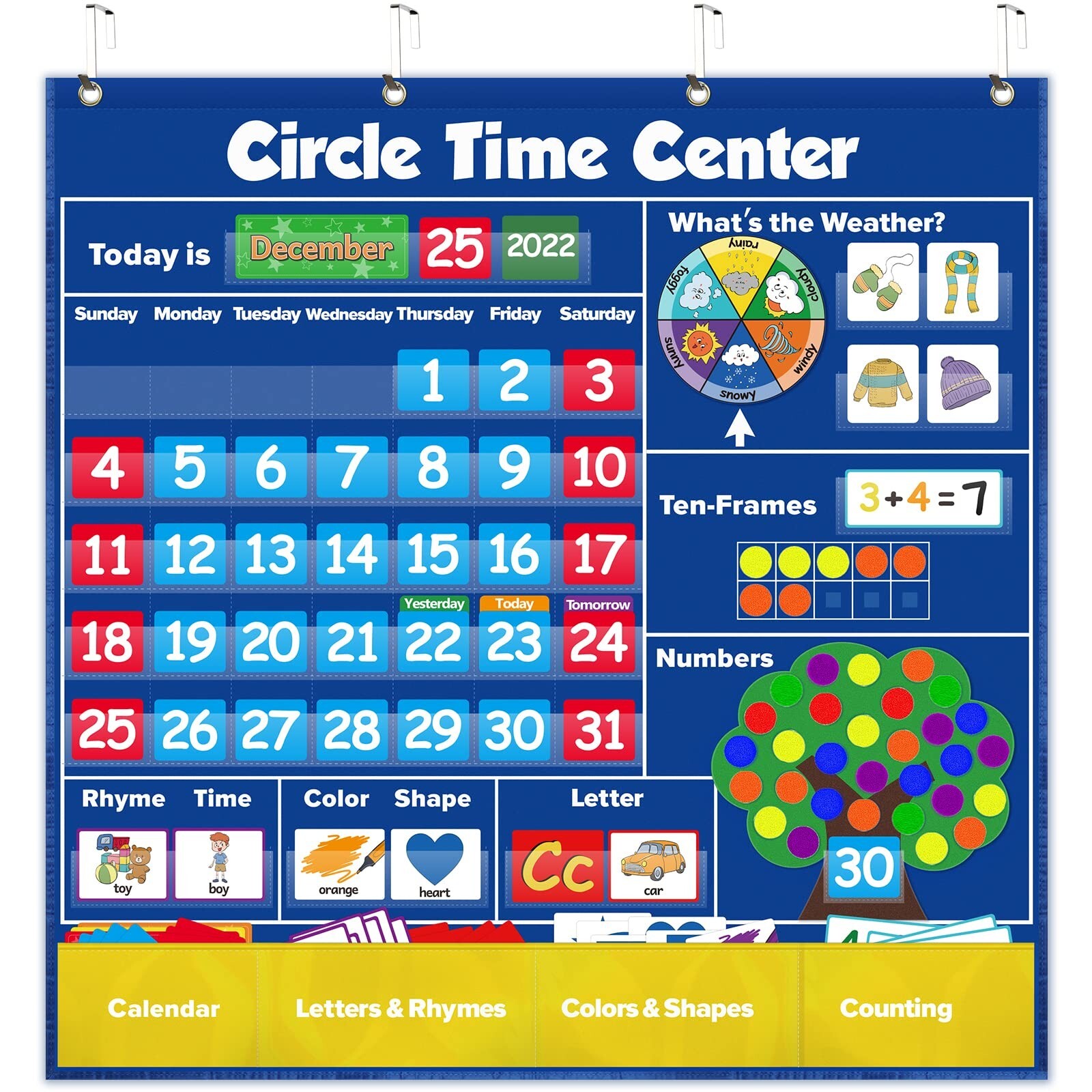 Circle Time Learning Center, Kindergarten Preschool Classroom Must Haves, Kid…