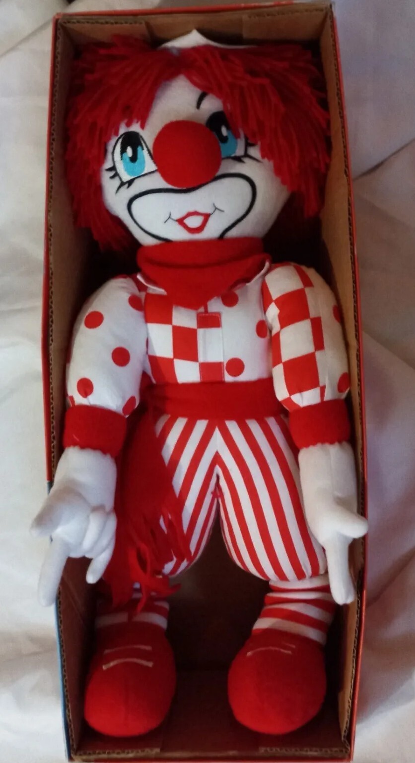 Nugget the Clown. Sign Language Plush Doll 1999 Nugget’s Window. NEW