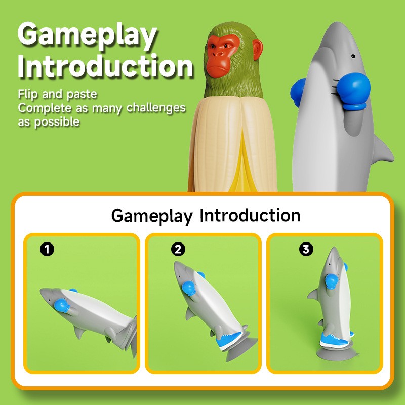 Hilarious Child-Friendly Colorful Cute Playful Durable Sturdy Fun Party Flip Toy
