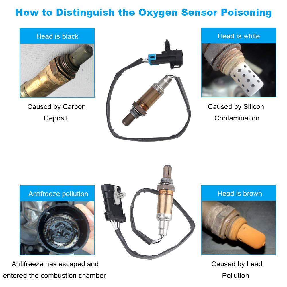 JDMON Compatible with 4Pcs O2 Sensor Oxygen Sensor Chevrolet GMC Silverado 1500,