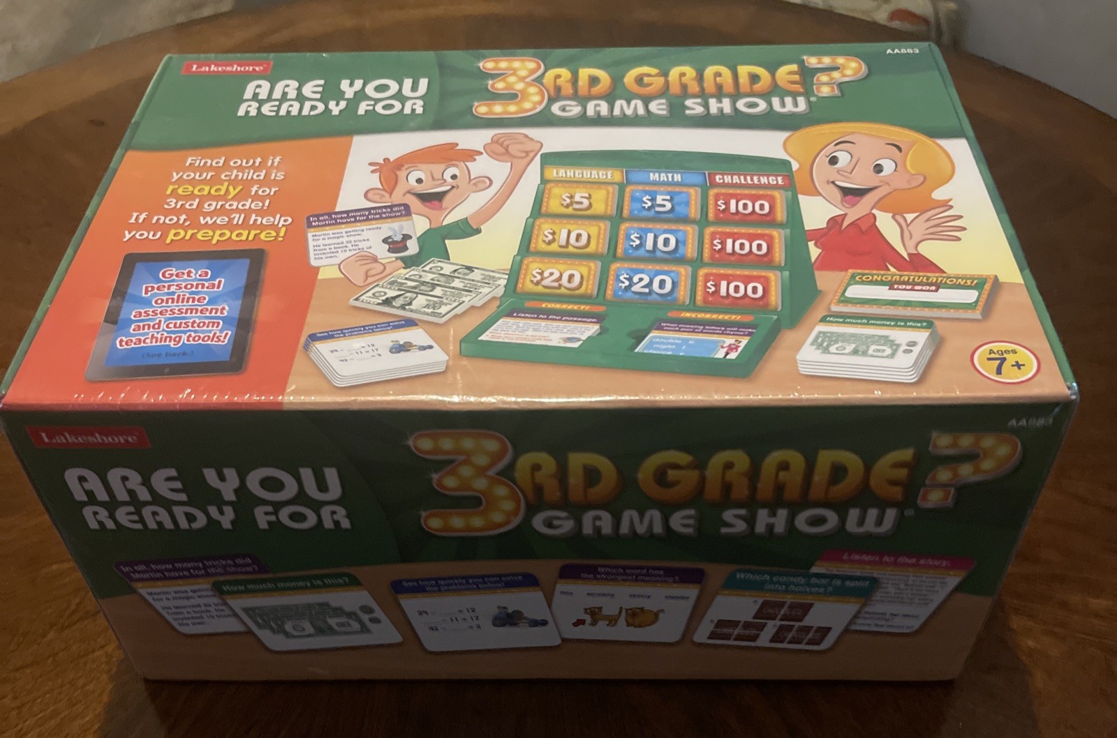LAKESHORE ARE YOU READY FOR 3RD GRADE GAME SHOW? AGE 7+ NEW SEALED #561323