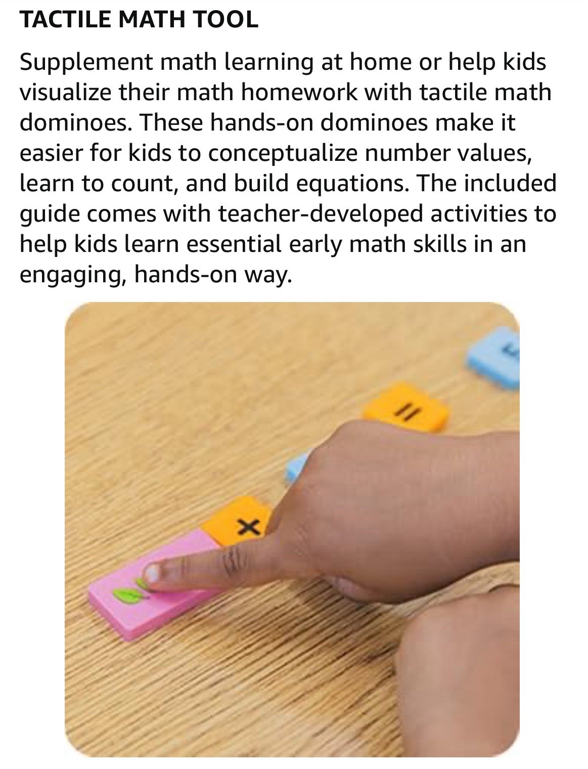 Educational Insights -60 Symbol & 40 Pictures Math Dominoes Add & Subtraction