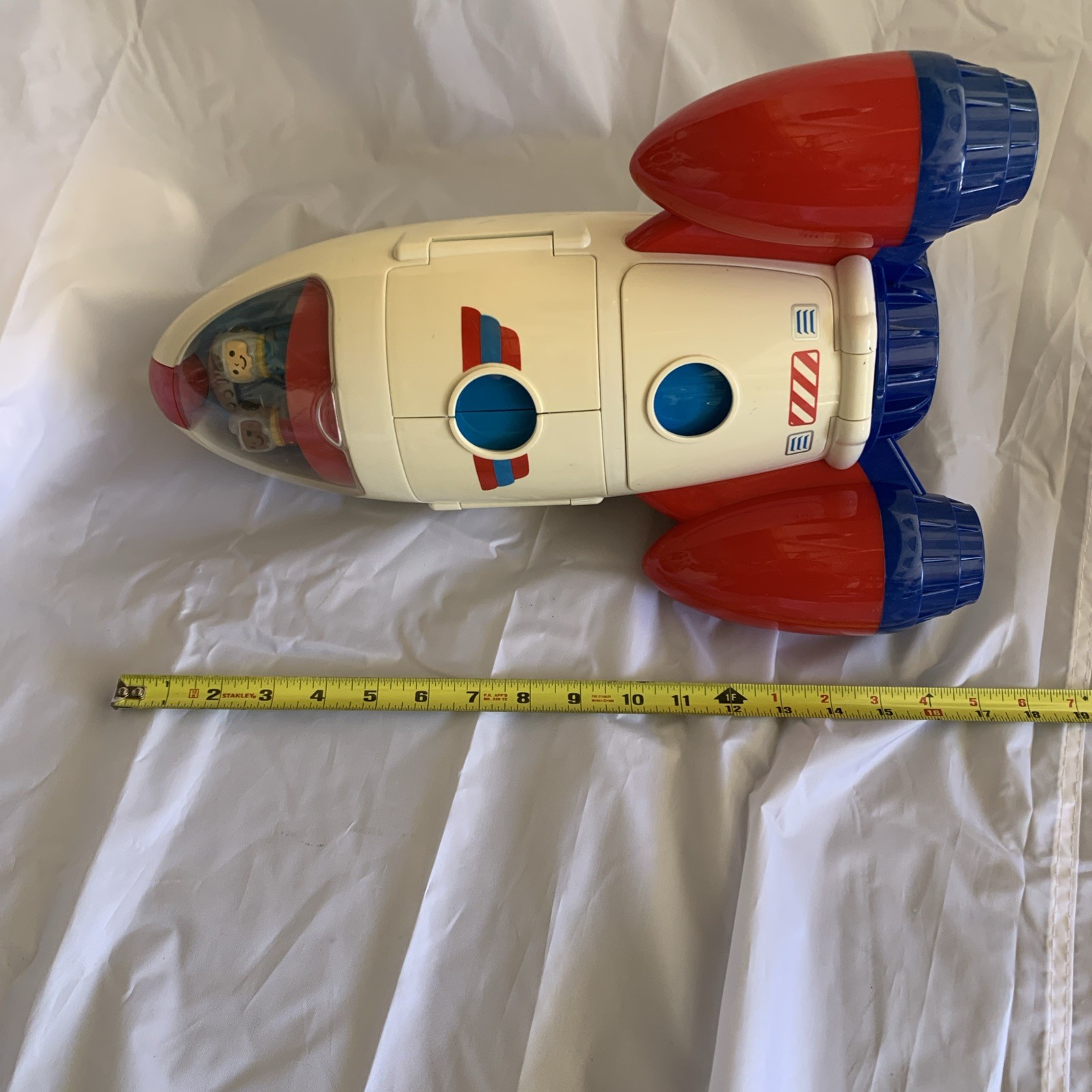 Lakeshore Learn & Play Explore Rocket Space Ship Toy + 2 Astronauts & Rover