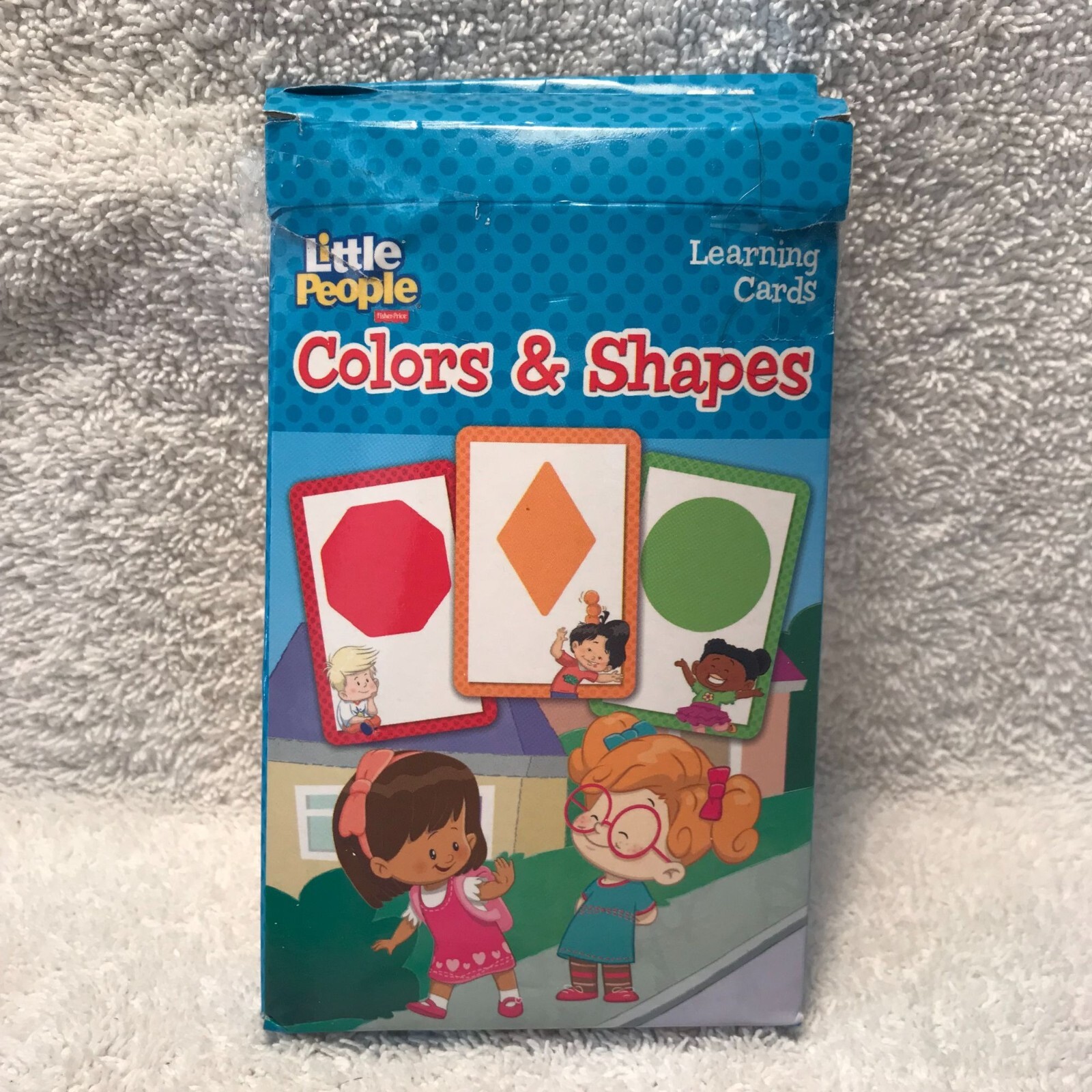 Little People Colors & Shapes Learning Cards – 36 Fun-Filled Cards For Kids