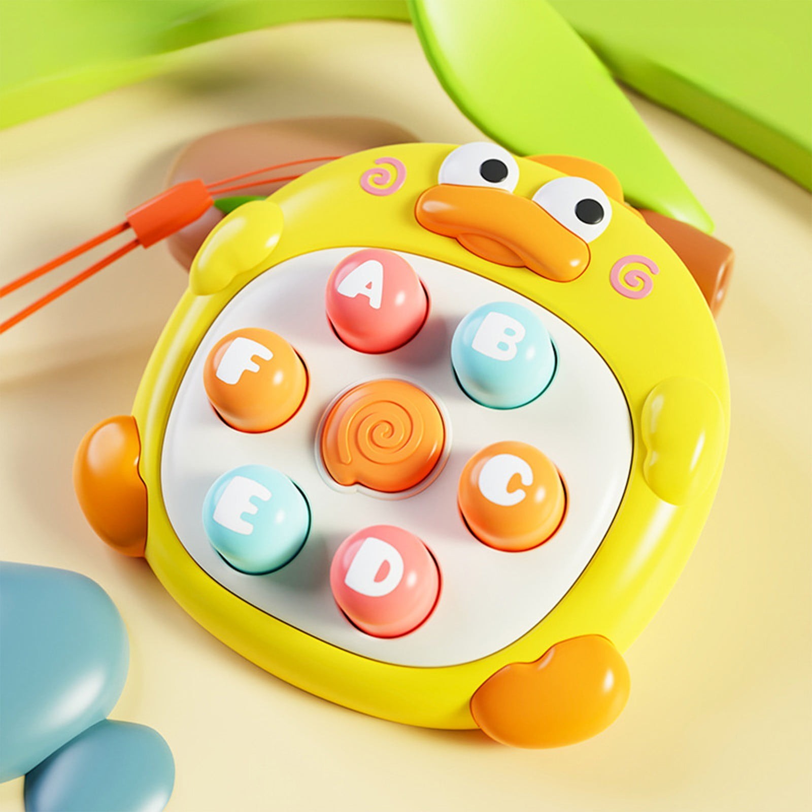 Interactive Sensory Development Toy for Toddlers with Soft Buttons Promotes Hand