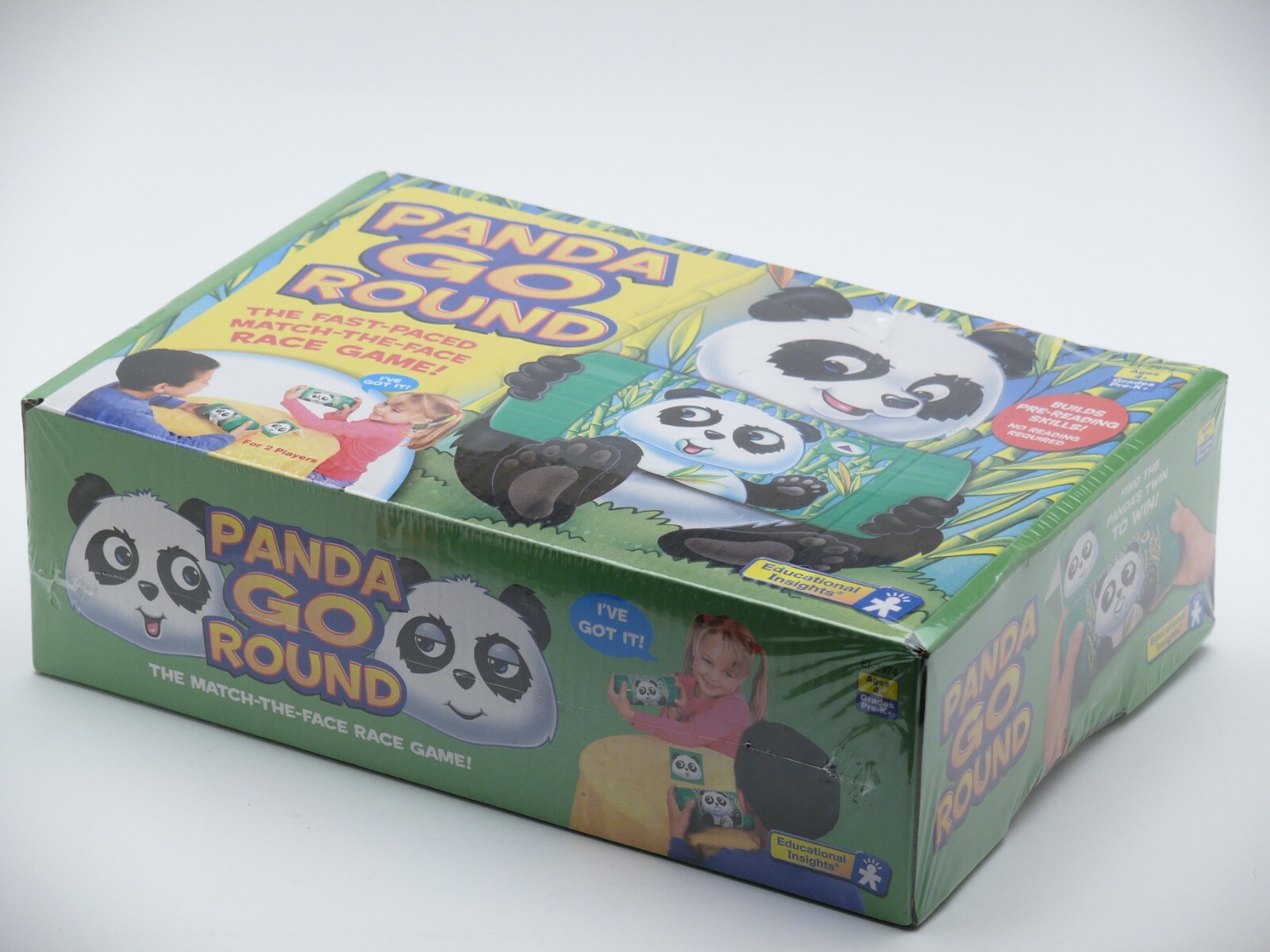 PANDA-GO-ROUND Match The Face Race Game Pre-Reading Skills BRAND NEW Ships FAST