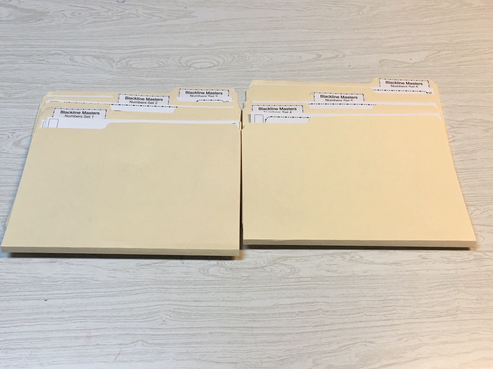 Printed Worksheets Numbers – 6 Folders -Pre-K Kindergarten Resource 150+ Pgs