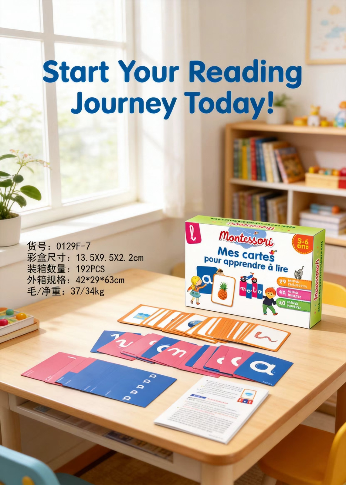 Montessori Phonics Learning Cards – 137-Piece Educational Set with Textured Lett