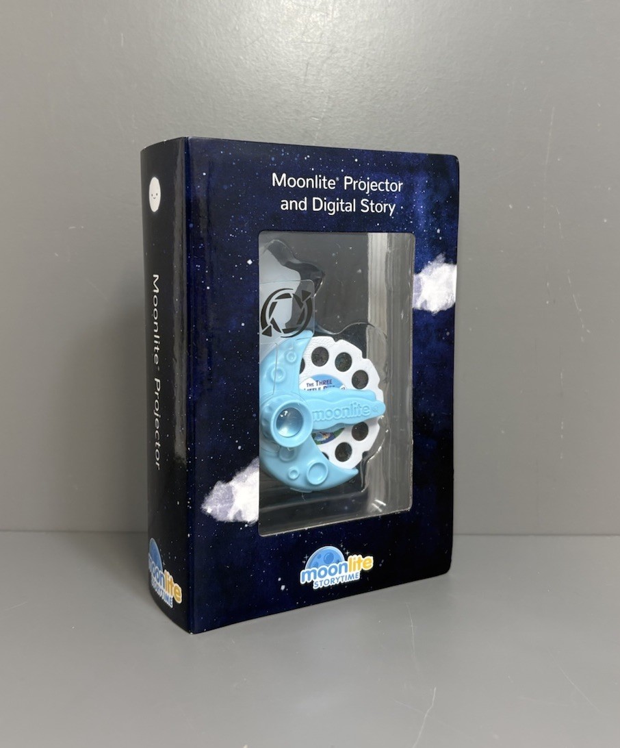 Moonlite Storytime Projector w/Three Little Pigs Picture Disc (for Smartphones)