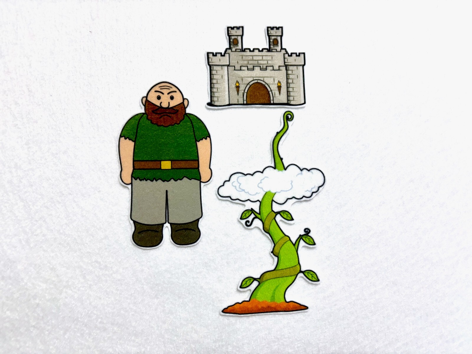 Jack and the Beanstalk Felt Story Flannel Board Story, Kids Gifts, Pretend Play