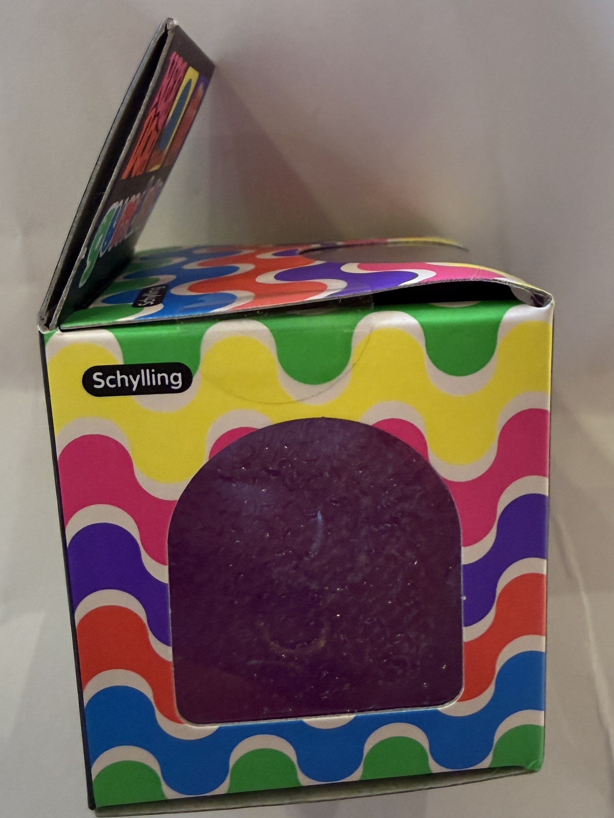 Authentic Schylling Nee Doh Super Solid Squish Needoh Gum Drop Purple RARE