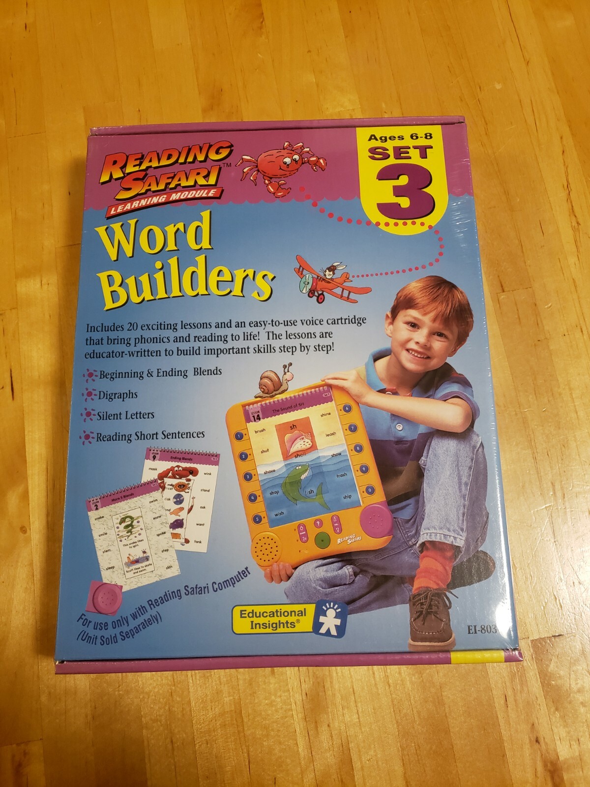 Reading Safari Learning Module Word Builders Set 3 Ages 6-8 EI-8034 – Sealed
