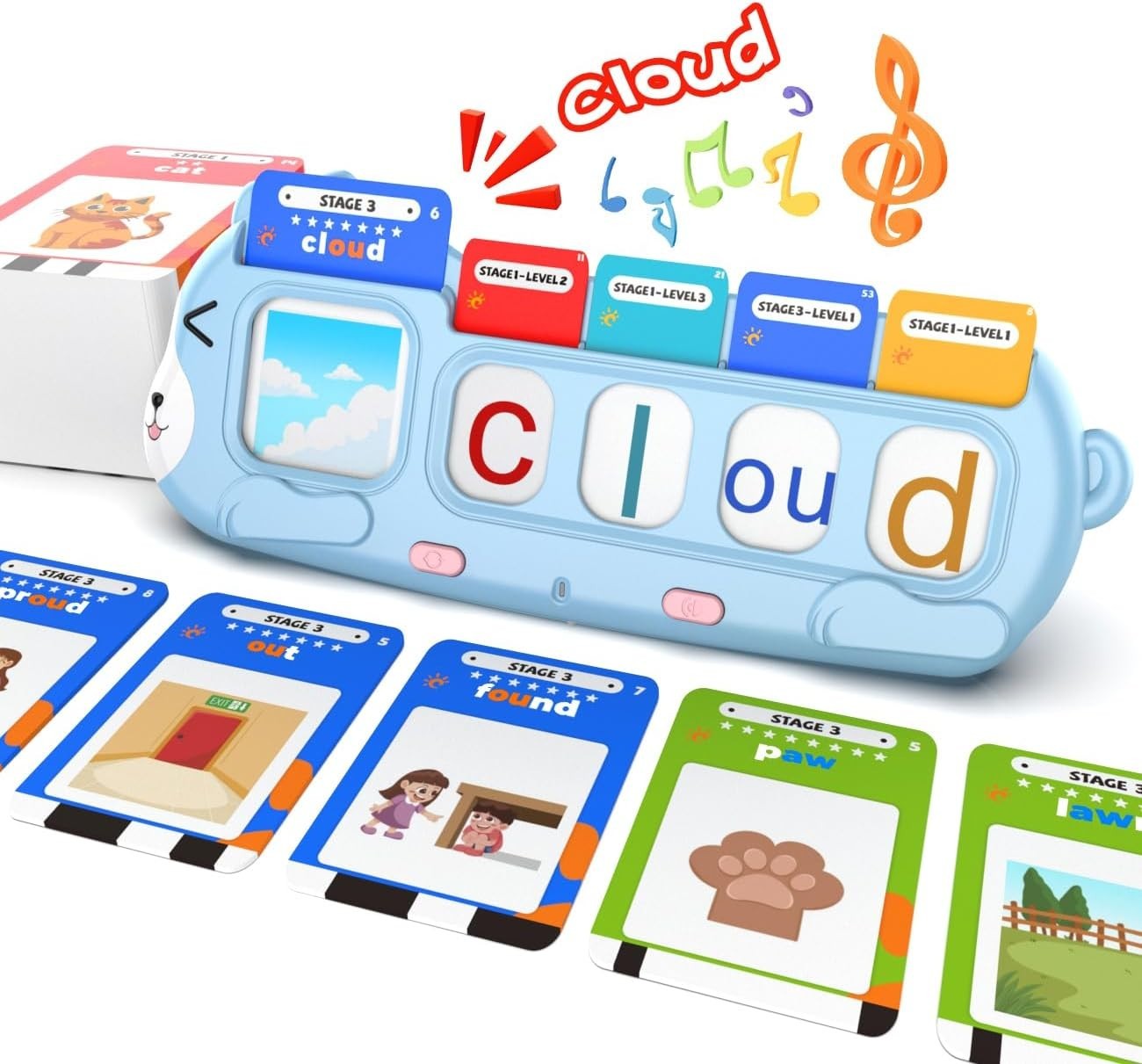 Kids Phonics Learning Flash Cards – Educational Toy Set