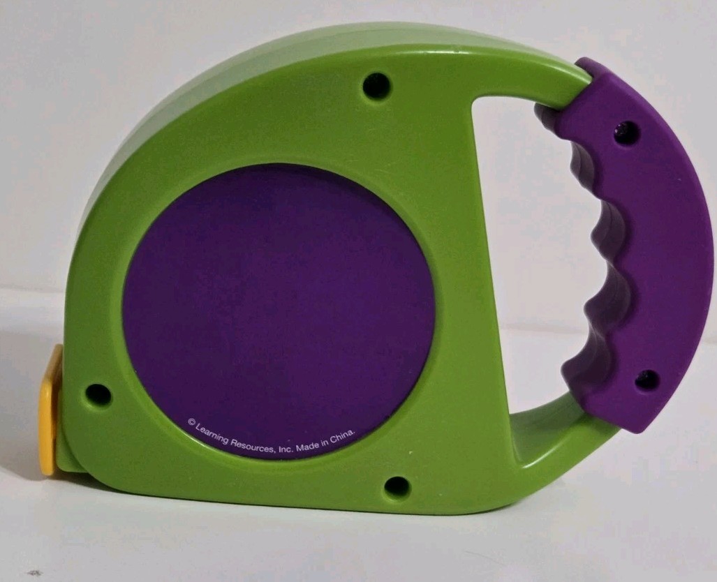 Learning Resources Simple Tape Measure Toy For Kids Large Plastic Colorful 4 Ft