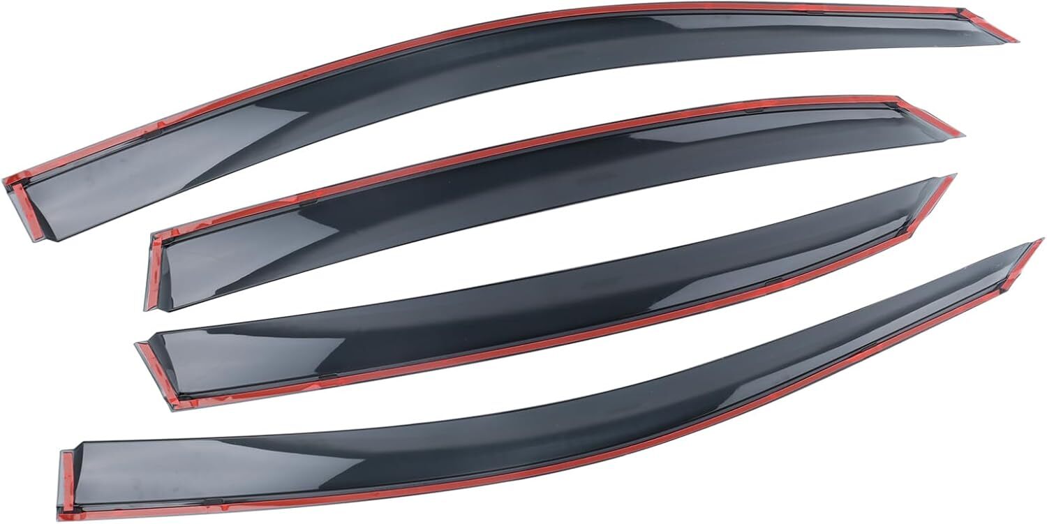 Rain Guards Suitable for 2011-2018 Passat,Window Visor,Dark Smoke