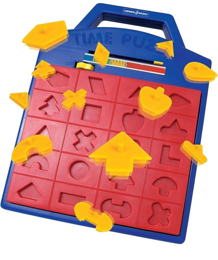 Shape Puzzle Pop Up Board Game Matching Fine Motor Skills Complete No Box PreK