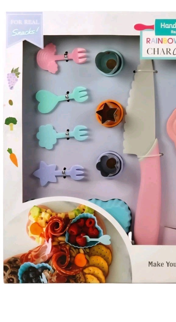 💖 New Kitchen Pink Unicorn Charcuterie Board Cook Creative cutters Picks Recipe