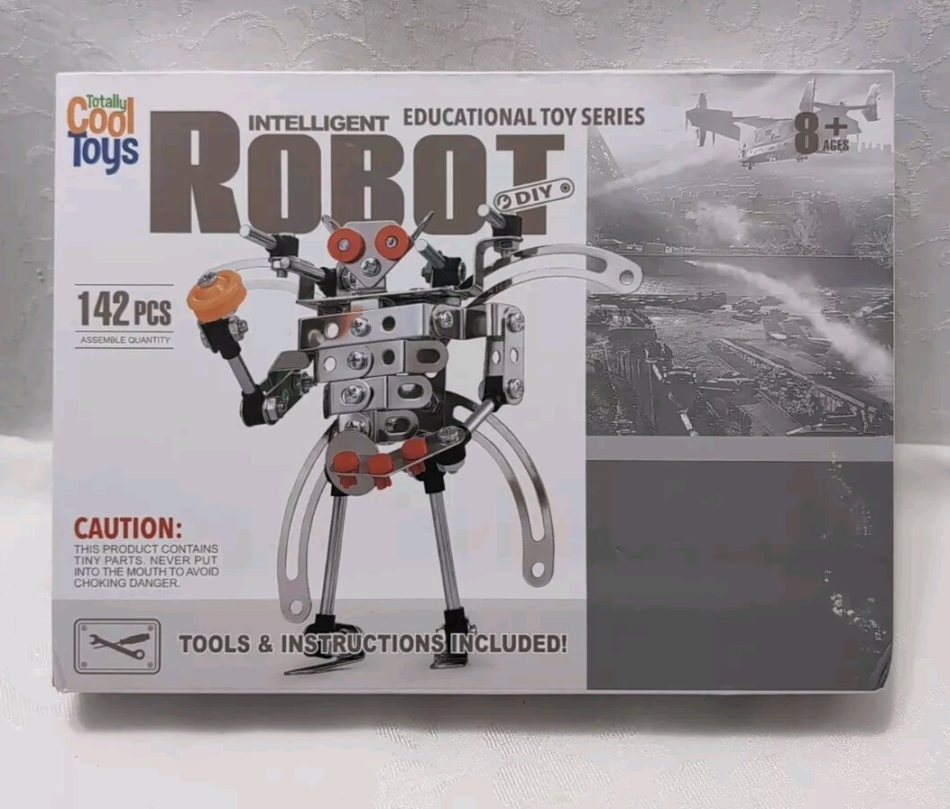 Intelligent Robot Kit Totally Cool Toys Educational Series 142 pieces NIB 2017