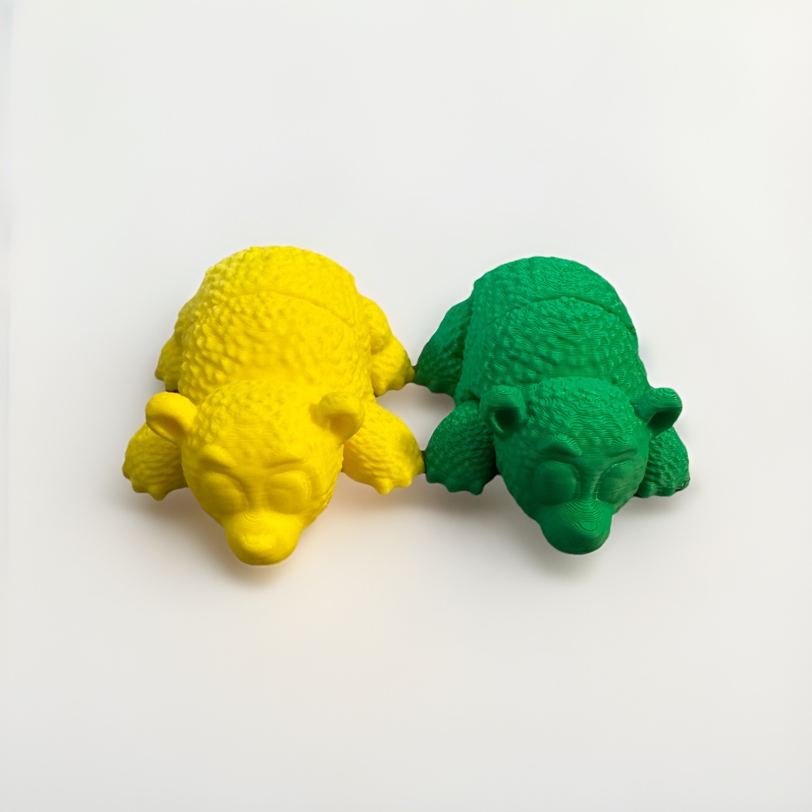 3D Printed Articulated Rainbow Bears Fidget Sensory Toys For Kids Learning 6 SET
