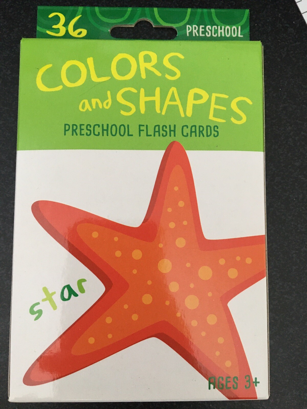 “Colors and Shapes” PreSchool Flash Cards – by Bendon – 36 Count