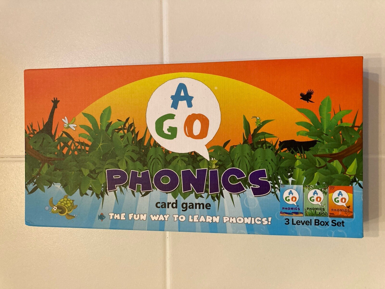 AGO QnA ESL Card Game for Learning English. 3 Level Box Set. Practice English…