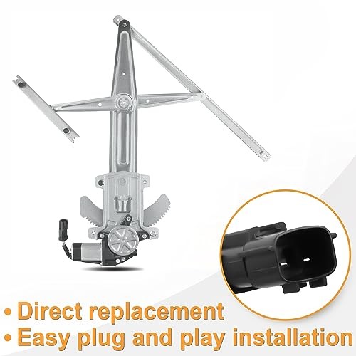 Front Driver Side Power Window Regulator with Motor Replacement for Chevy