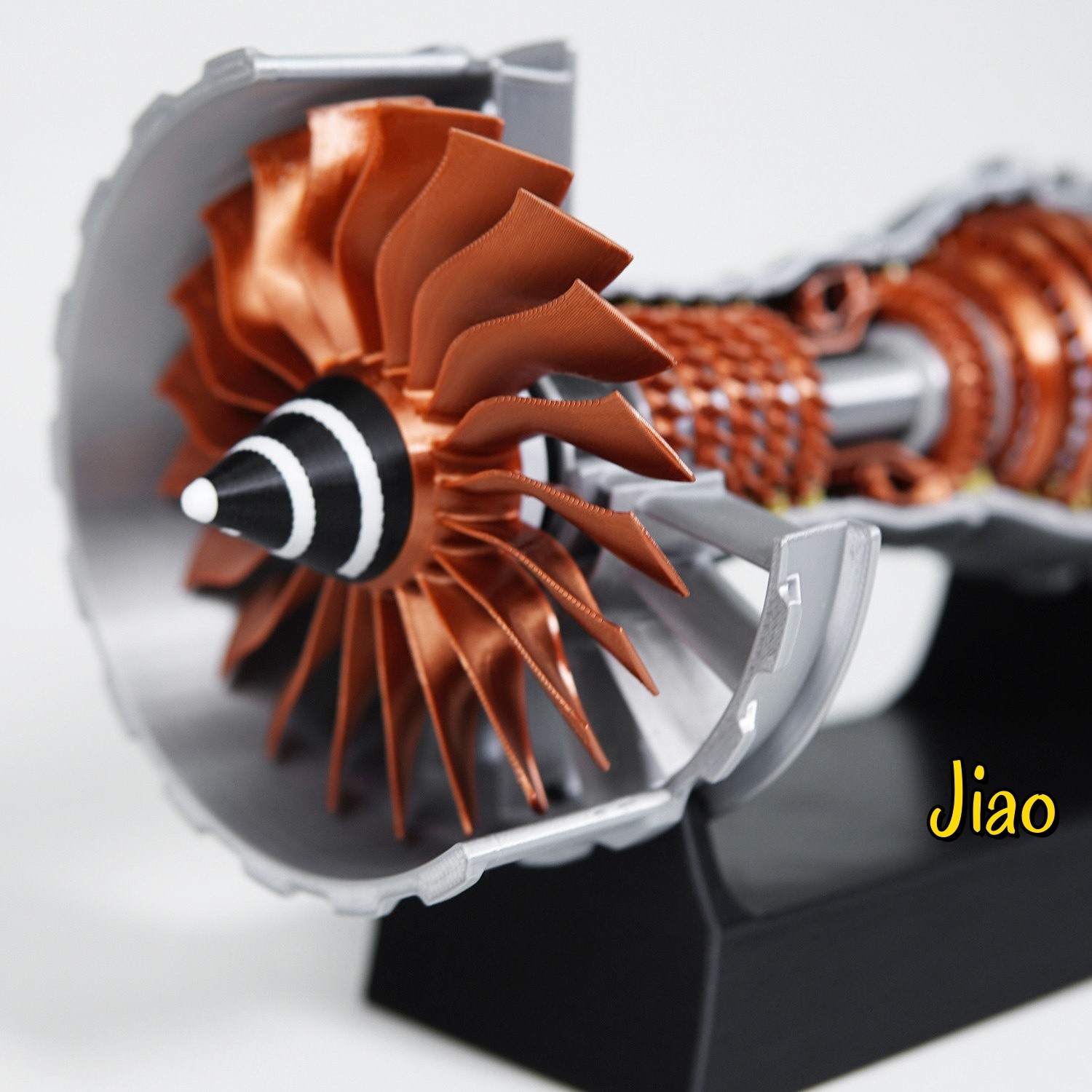 1/26 Trent 900 Turbofan Engine Model A380 Aircraft Engine Rotatable Children Toy