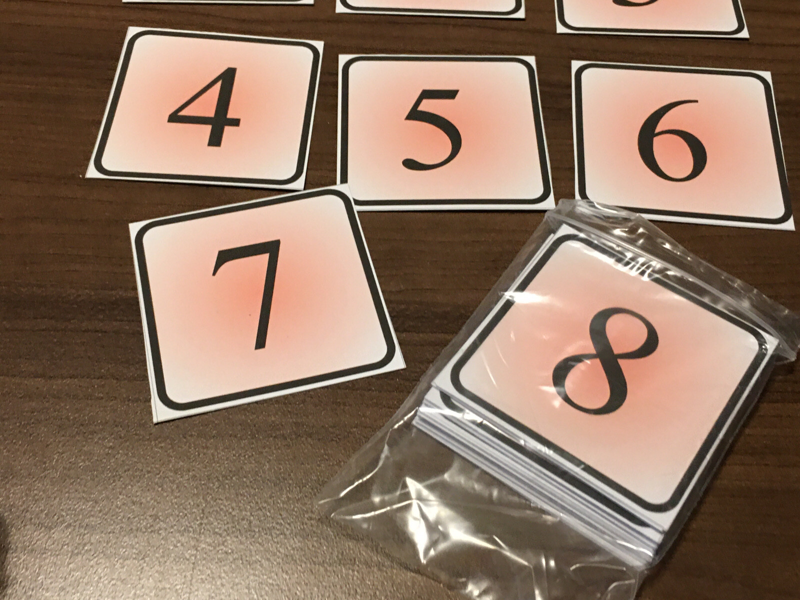 Student Number Card Set / Counting 1-30/ 35 Laminated cards