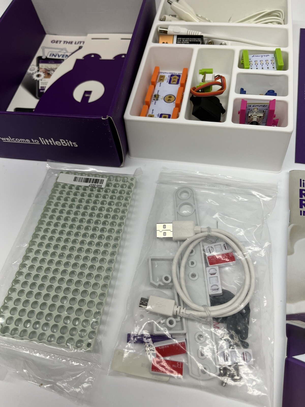 LittleBits Rule Your Room Kit STEM Educational Learning Touch Technology- Opened