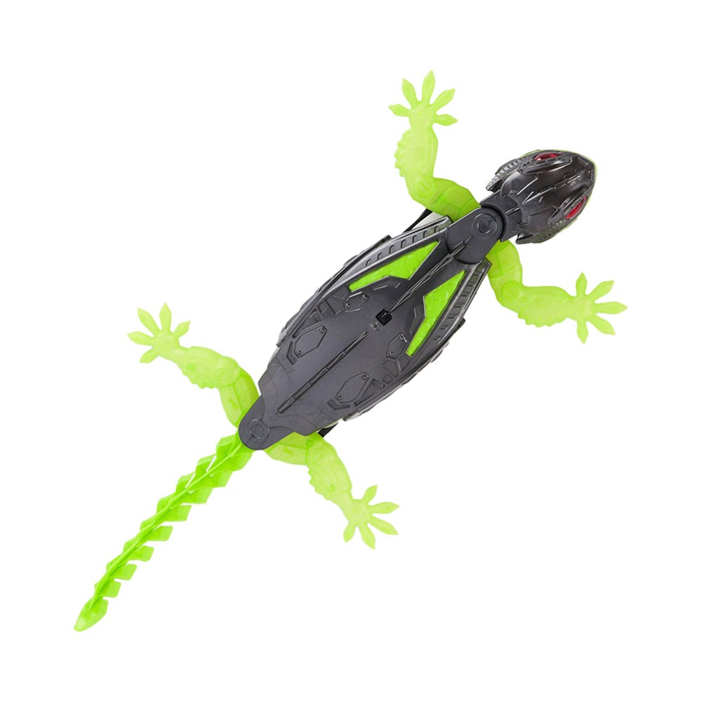 Rechargeable Wall Climbing Robot Gecko Toy | Remote Control Lizard with LED Eyes