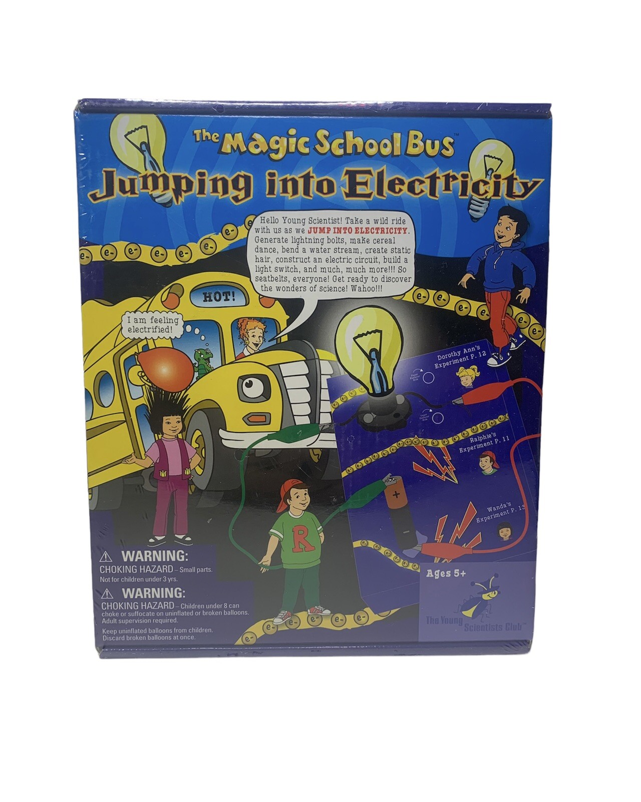 THE MAGIC SCHOOL BUS Jumping Into Electricity Kit Age 5+ NEW Factory Sealed