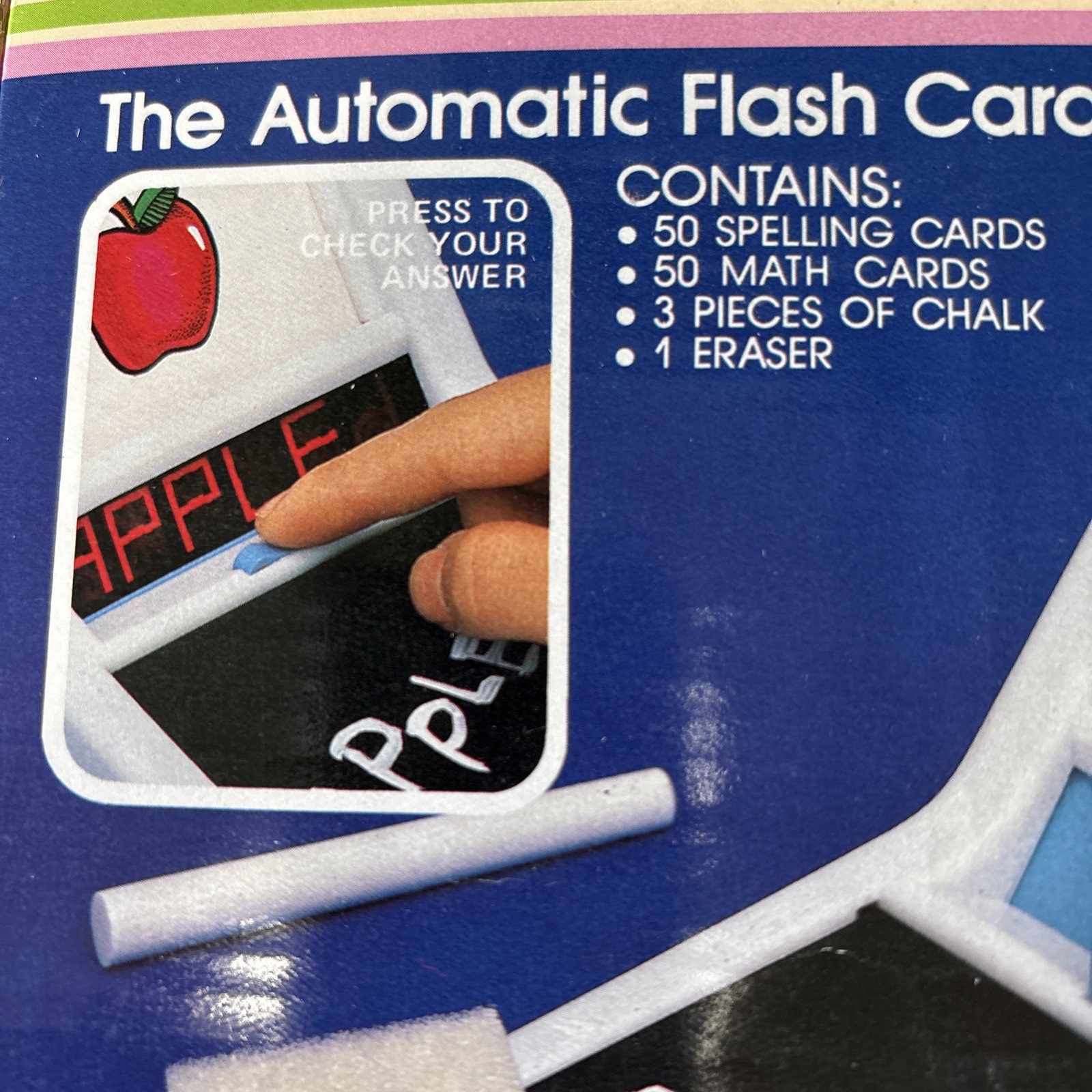 Magic Match Automatic Flash Card Machine Homeschool 1982 NEW In Orig. Box VTG