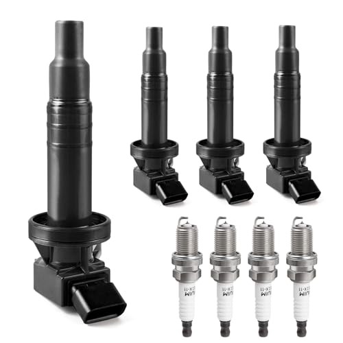 Ignition Coil Pack Spark Plugs Kit fit for 1.8 L4 2000 2001 2002 2003 2004 2005