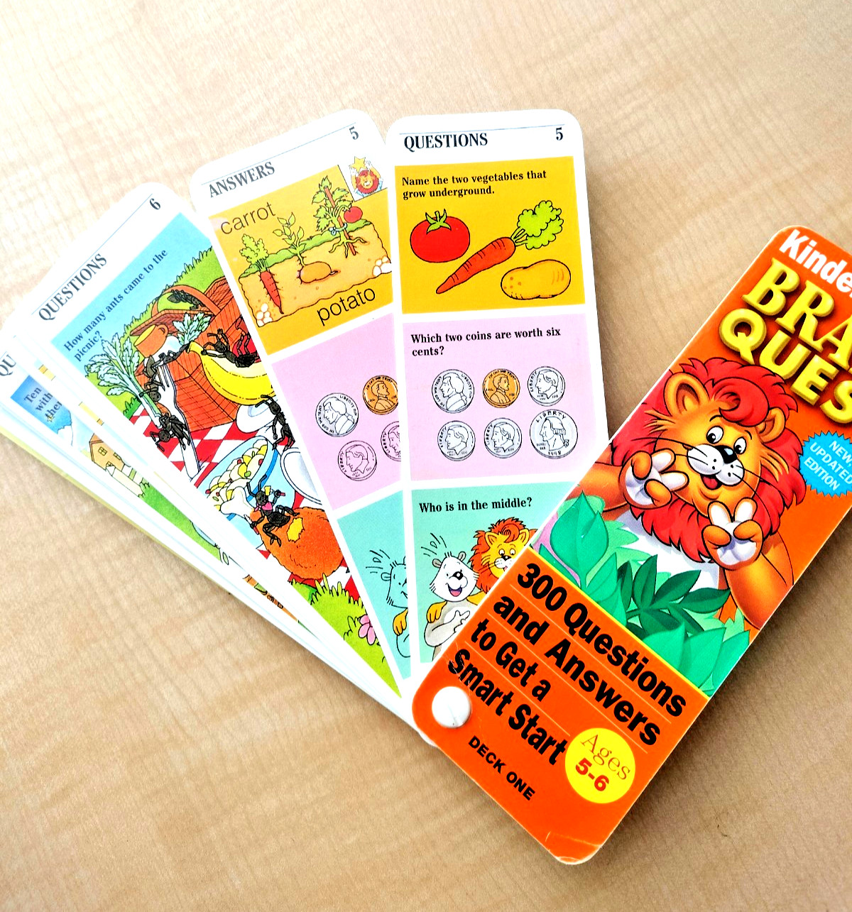 Brain Quest 1999 Question/Answer Kindergarden & 4th Grade – 3 Decks