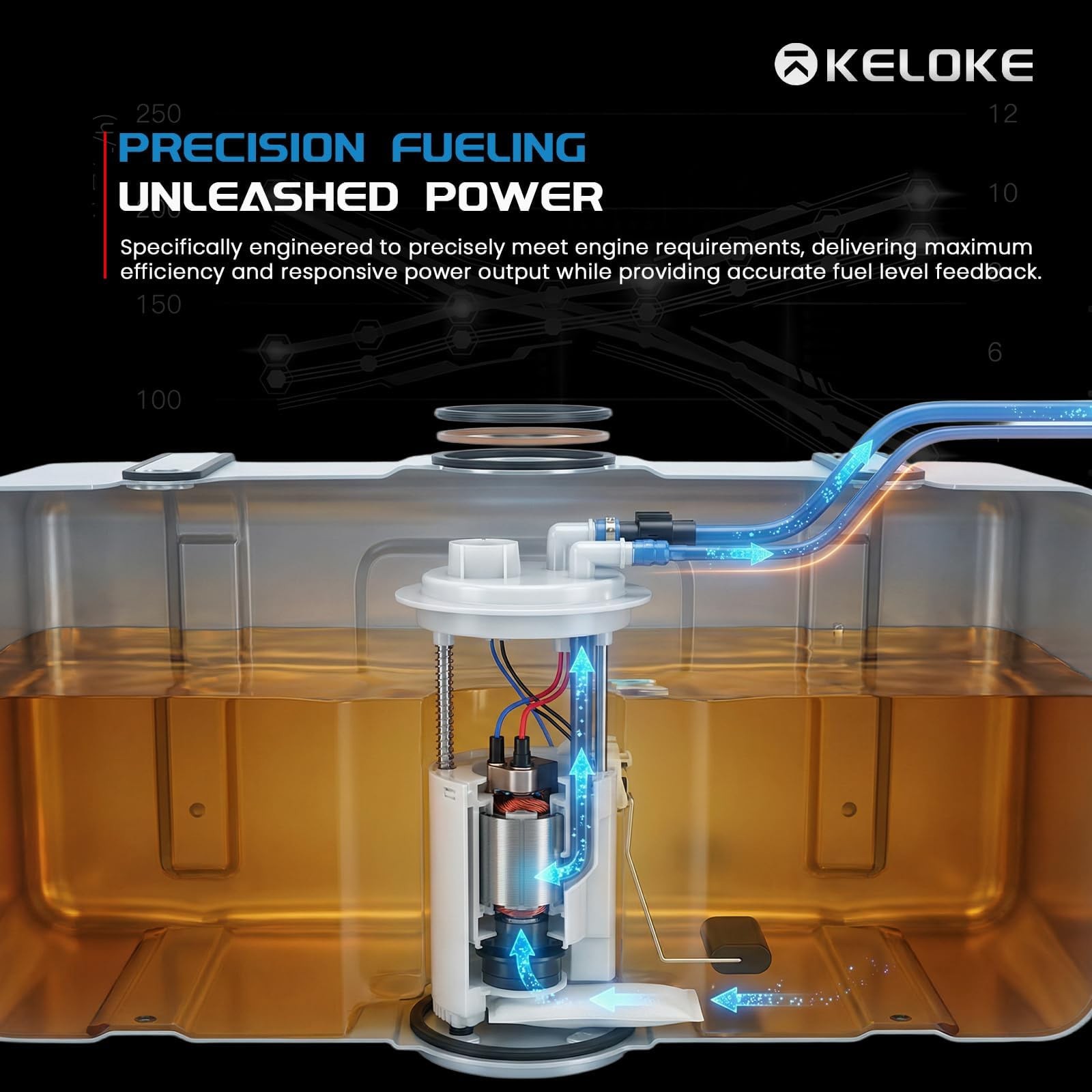 KELOKE Electric Fuel Pump Module Assembly Compatible with Mercedes-Benz | ML3…