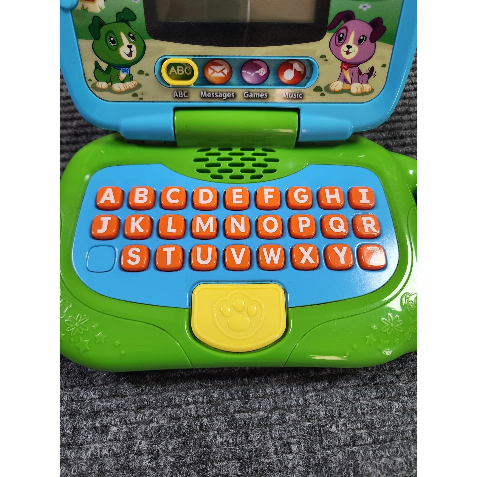 Leap Frog “My Own Laptop” Letters/Animals Vocab Literacy 16 Songs Tested Works