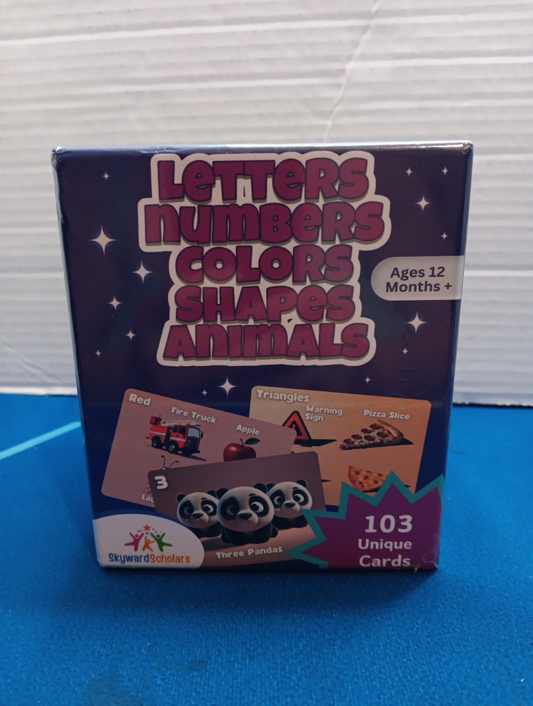 Flashcards for Toddlers Letters Numbers Colors Shapes & Animals 12 Months +