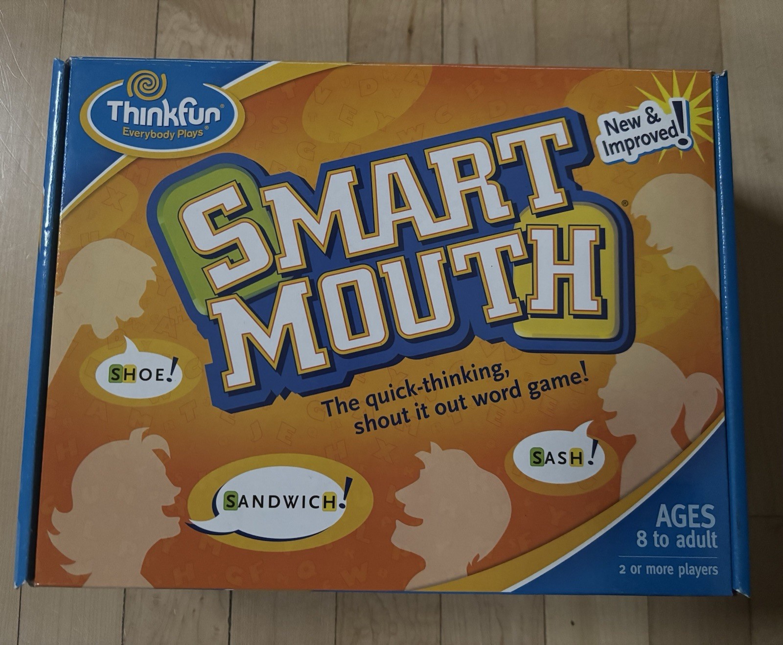 ThinkFun Smart Mouth Word Game New Educational Learning Letter Tile Mensa Winner