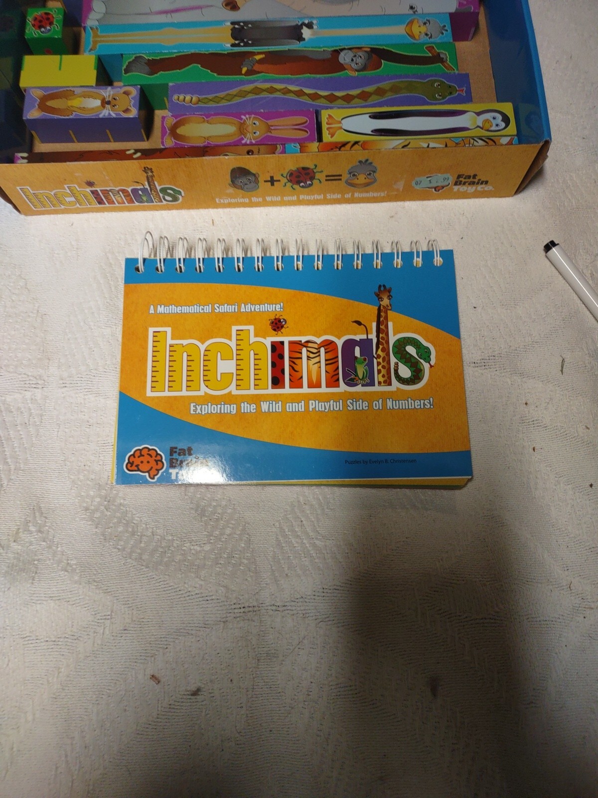 Fat Brain Toys “INCHIMALS” A Mathematical Safari Adventure Learning Homeschool