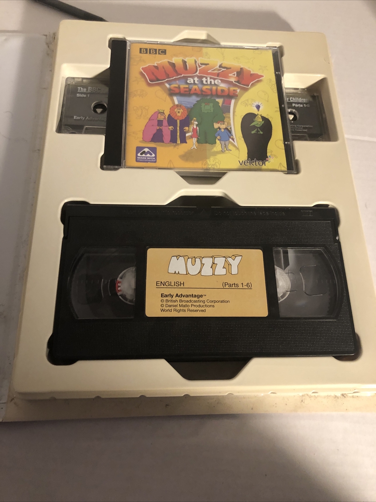 Muzzy Spanish BBC Language Course For Children VHS, Cassette Tapes And CD