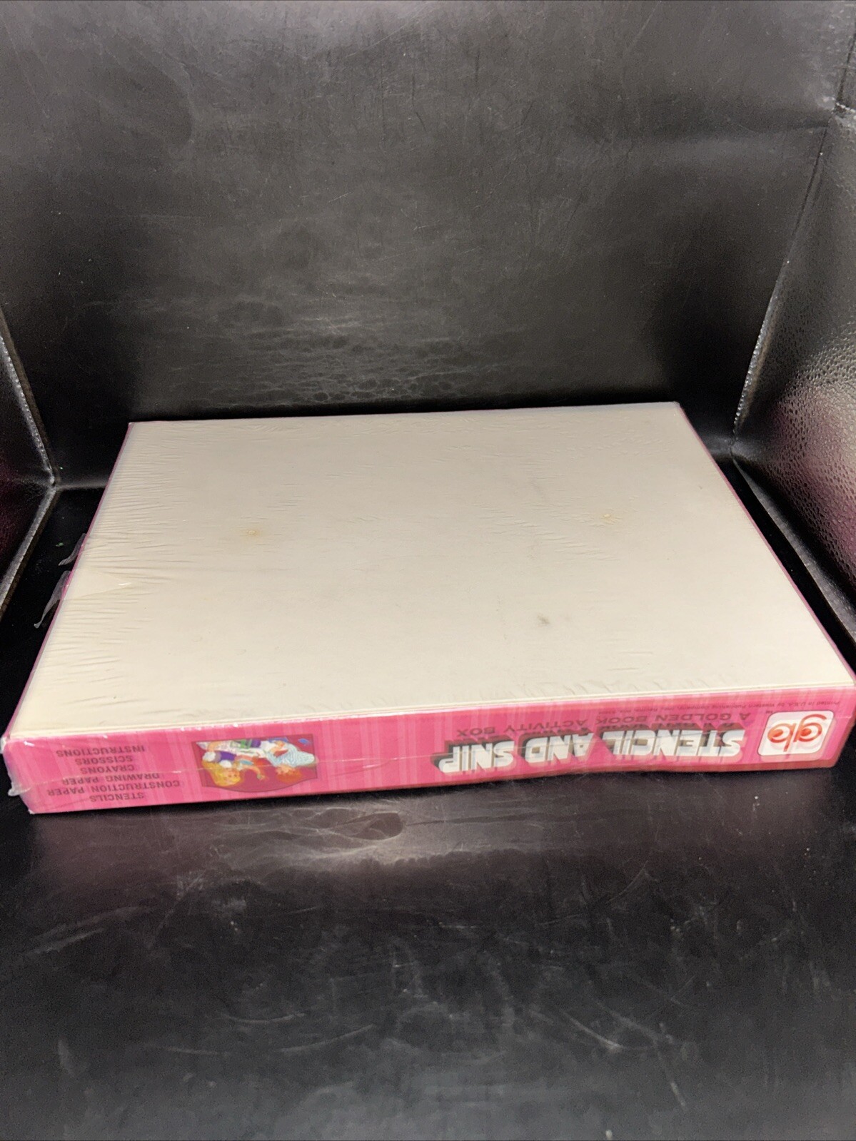 Vintage 1972 A Golden Book Stencil and Snip Activity Box Sealed New