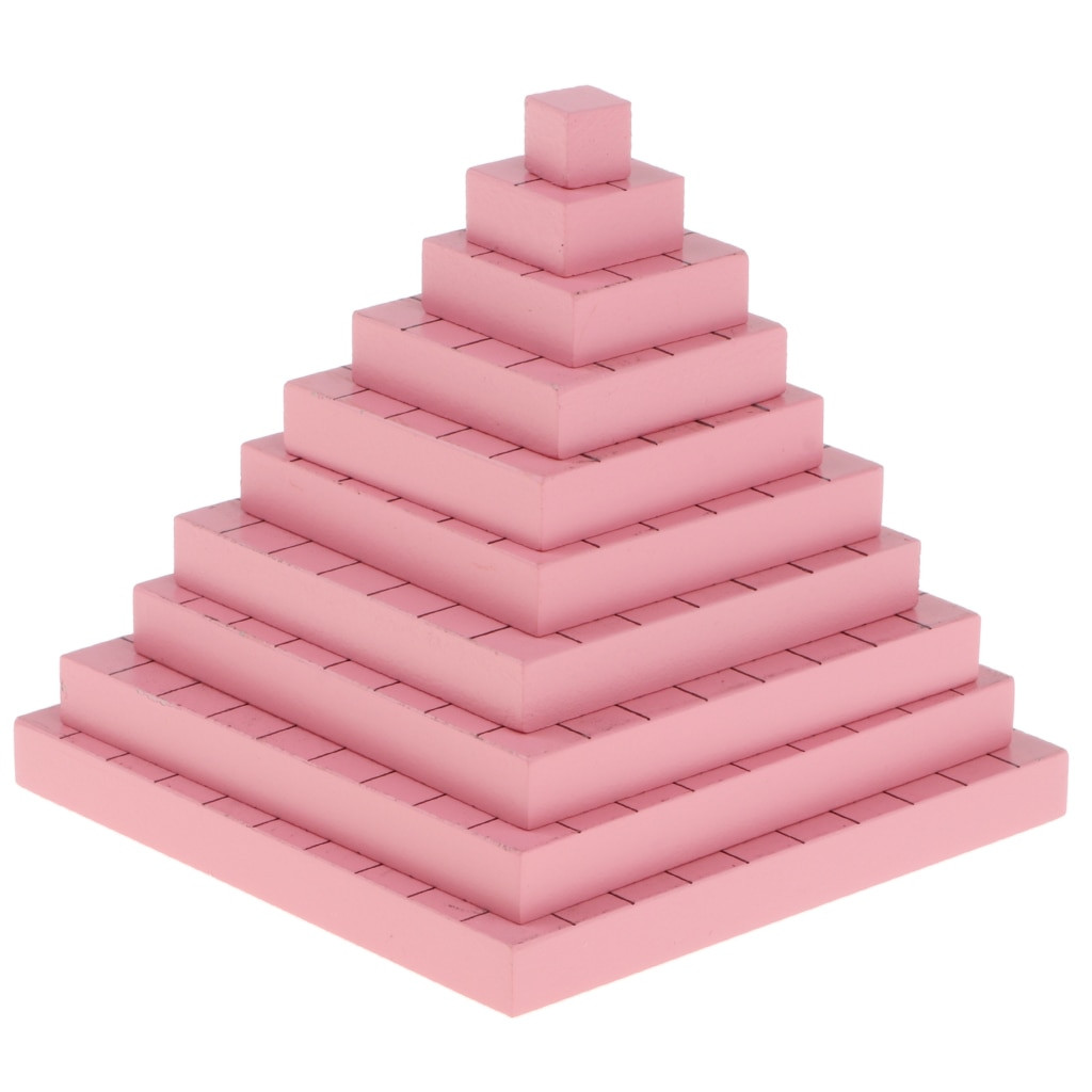 Children’s Mathematics Teaching Toy Cube Tower Early Childhood Education Puzzle
