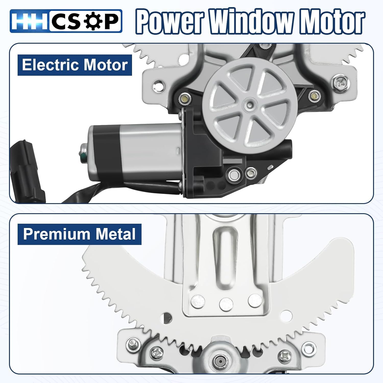 Front Left Driver Side Power Window Regulator with Motor Fit for Chevy Colorado