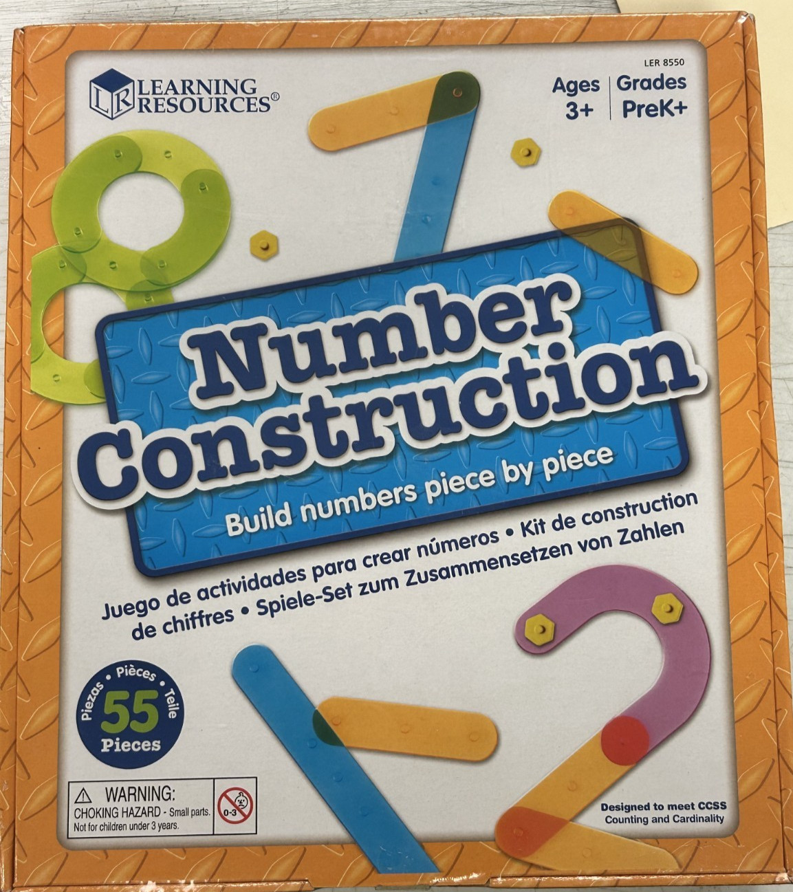 Number Construction Activity Set Learning Resources